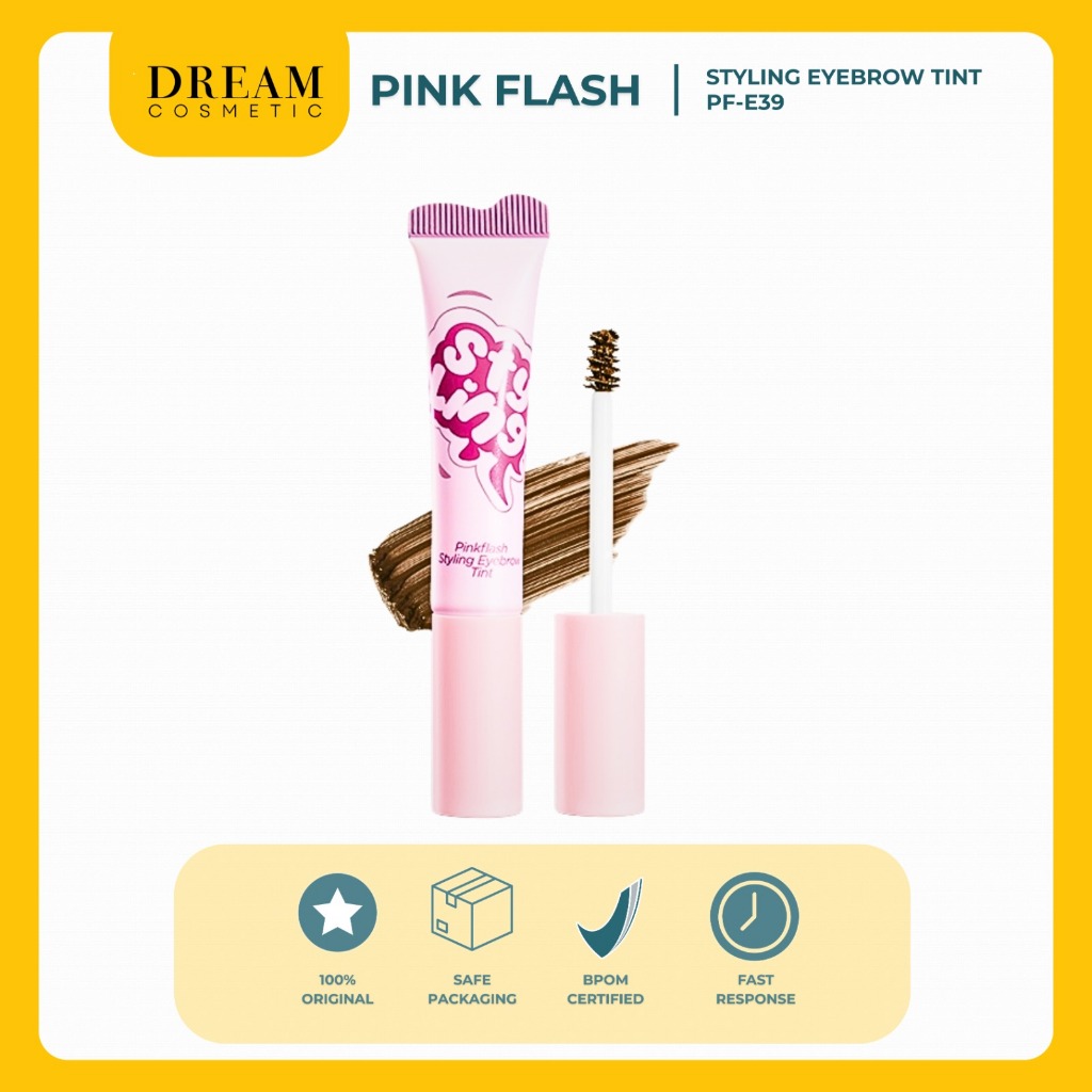 Dream Cosmetic Pinkflash Tinted Brow Gel 24H Waterproof Fluffy | BrowCara | Eyebrow Gel | Maskara al