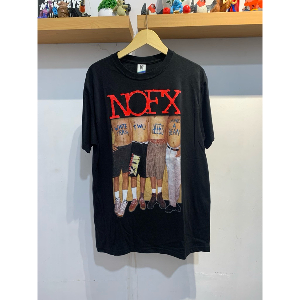 KAOS BAND PUNK NOFX - WHITE TRASH TWO HEEBS & A BEAN