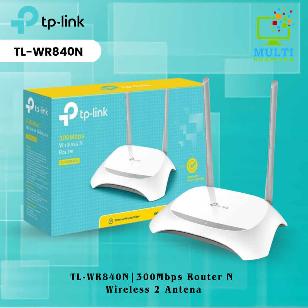 TP-LINK TL-WR 840N / TL-WR 820N 300Mbps Modem Router Wireless