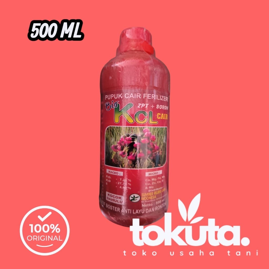 BIO KCL CAIR + ZPT + BORON + ANTI RONTOK Pupuk KCL Cair (100% Original)