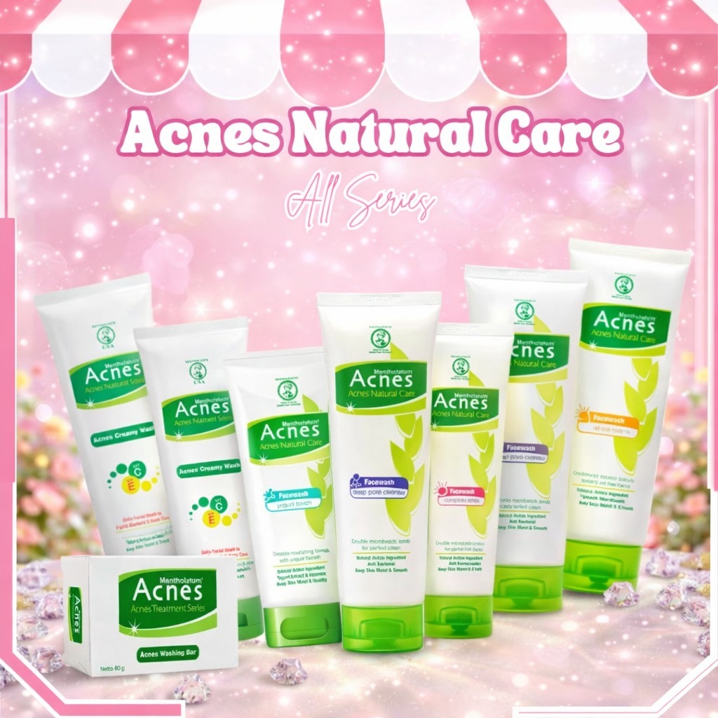 ACNES Creamy Facial Face Wash  Sabun cuci muka / Complete White / Deep Pore Cleanser / Oil Control /