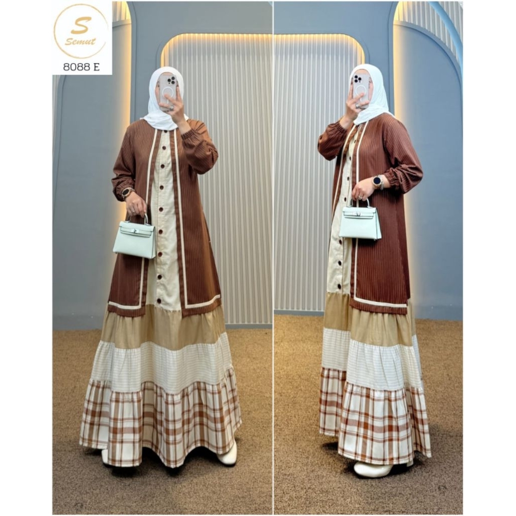 Gamis katun linen
