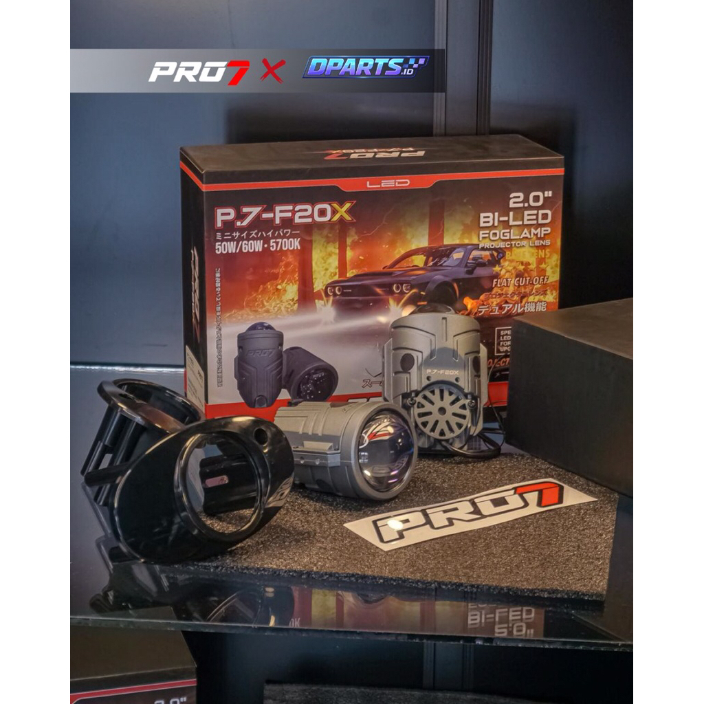 FOGLAMP PRO7 P.7-F20X | BILED FOGLAMP PROJECTOR 2 Inch PRO7  | LAMPU KABUT PRO7 | FOGLAMP PRO7 P.7F2