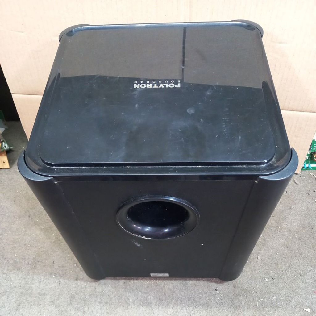 subwoofer soundbar pasiv tv polytron 32 inch bekas