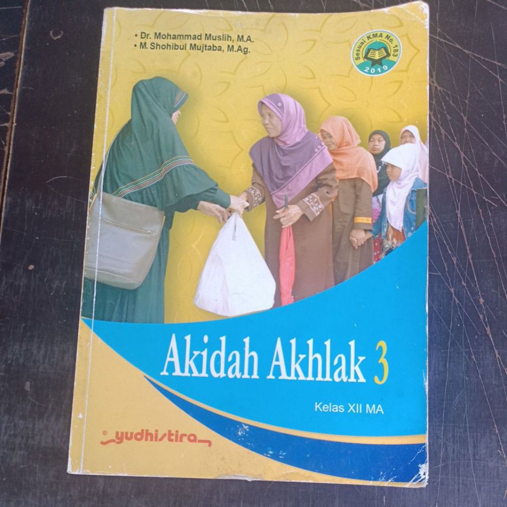 buku aqidah akhlak kelas 3 /12 SMA Yudhistira 2019