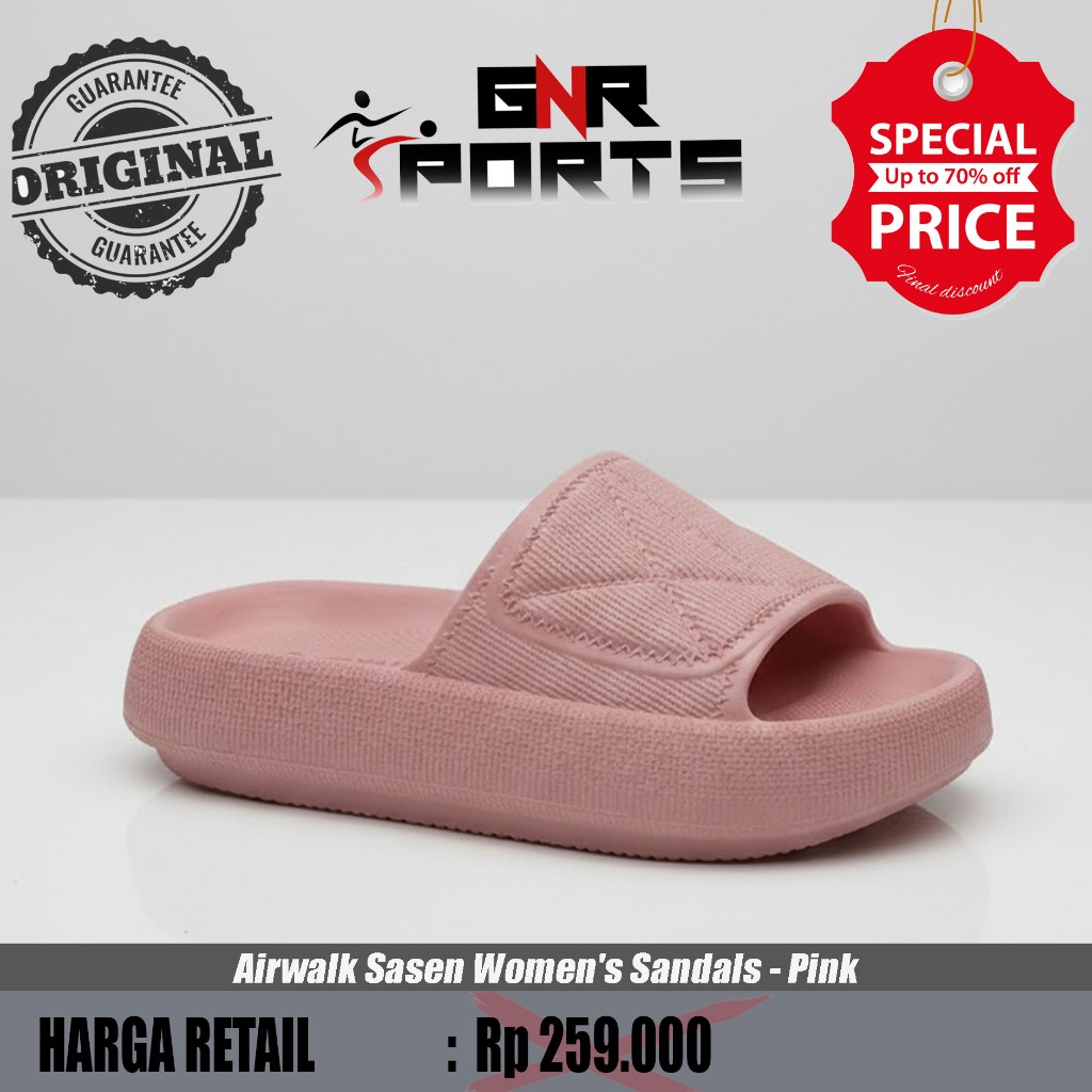 Sandal Airwalk Sasen Women's Pink Sandals Comfortable Original 100%