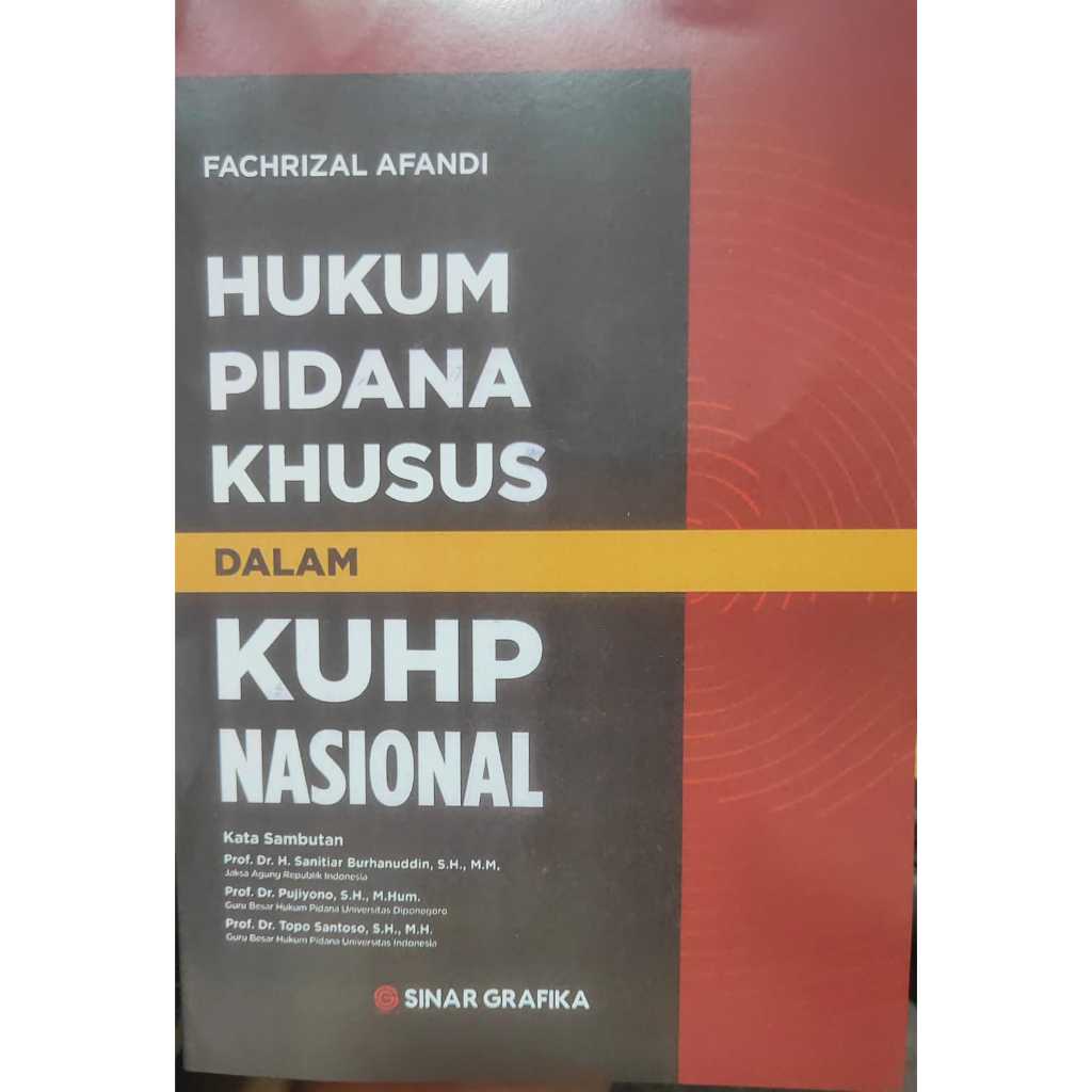 BUKU HUKUM PIDANA KHUSUS DALAM KUHP NASIONAL