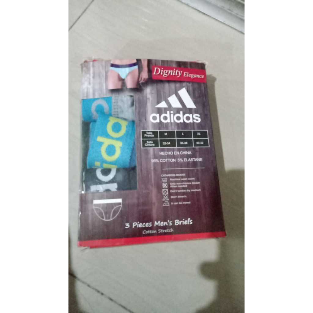 Kayyasah - CD pria dewasa Adidas isi 3box