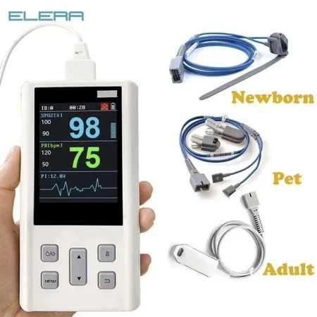 Oksimeter pulsa dewasa bayi baru lahir monitor kesehatan ujung jari peralatan medis jari klip pulsa 