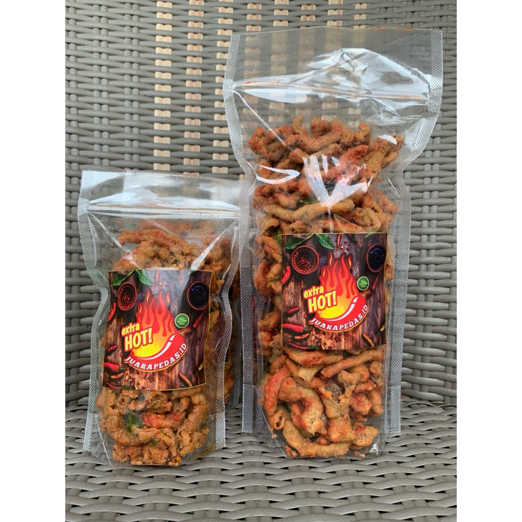 Usus Krispy Pedas Daun Jeruk Pouch