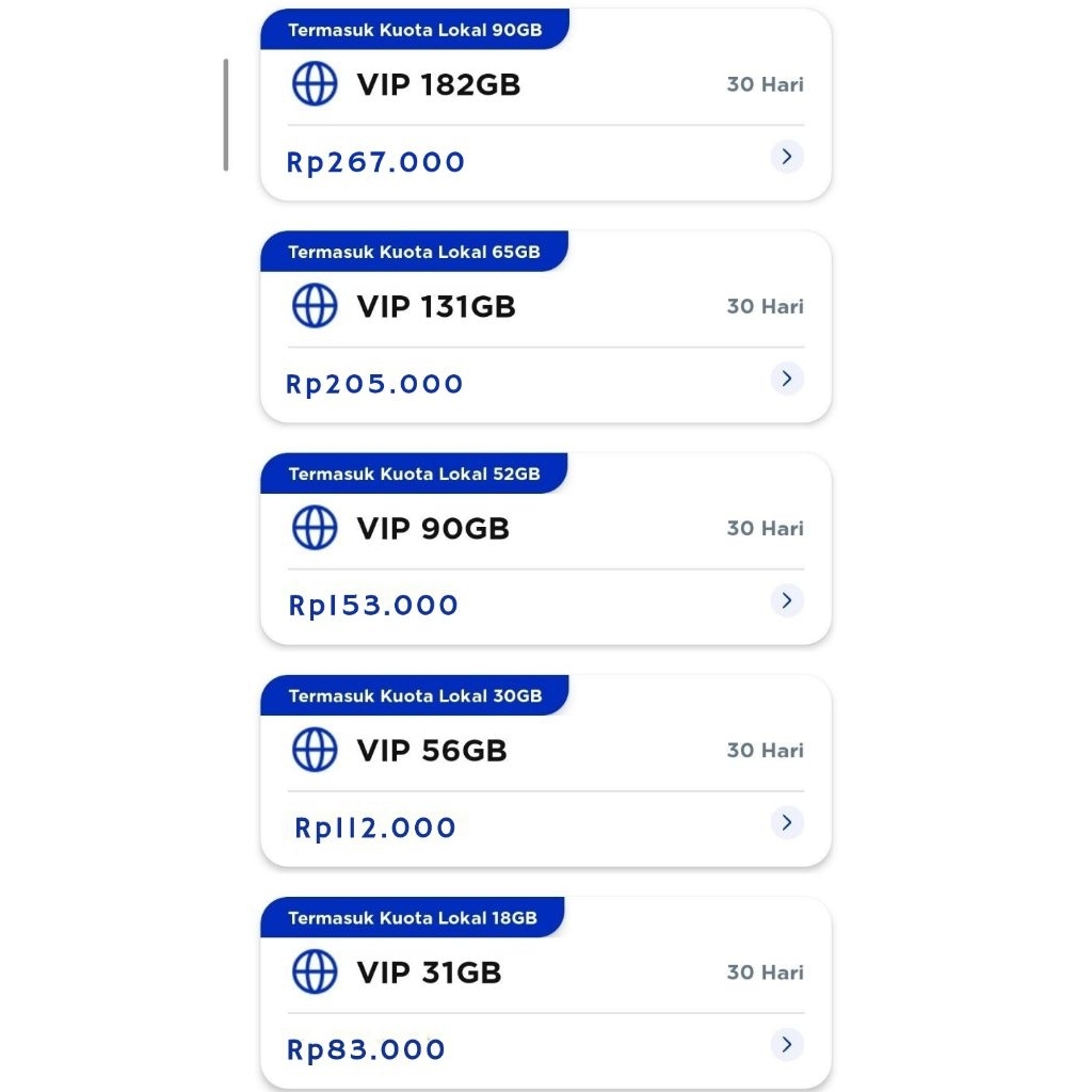 Paket Data XL 30hari murah, VIP, Paketan XL