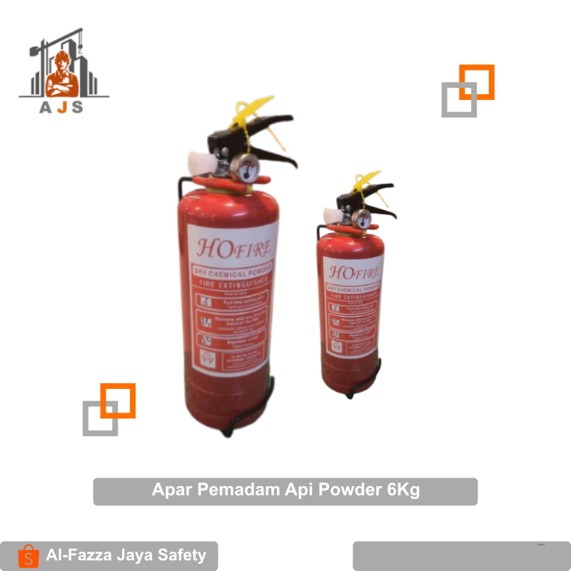 Apar Pemadam Api Dry Powder 6Kg - Fire Extinguisher Apar Abc Dry Powder 6Kg
