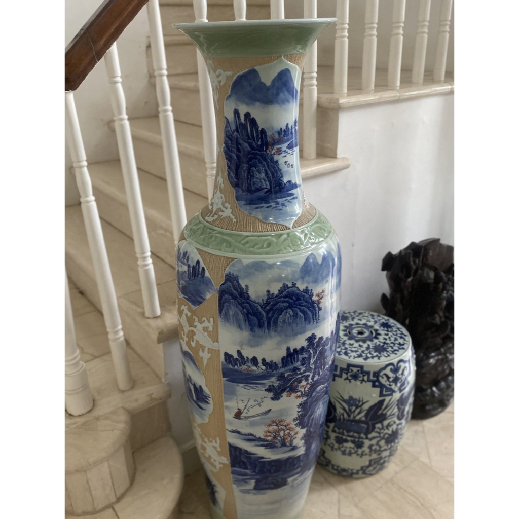 GUCI KERAMIK CINA DENGAN LUKISAN