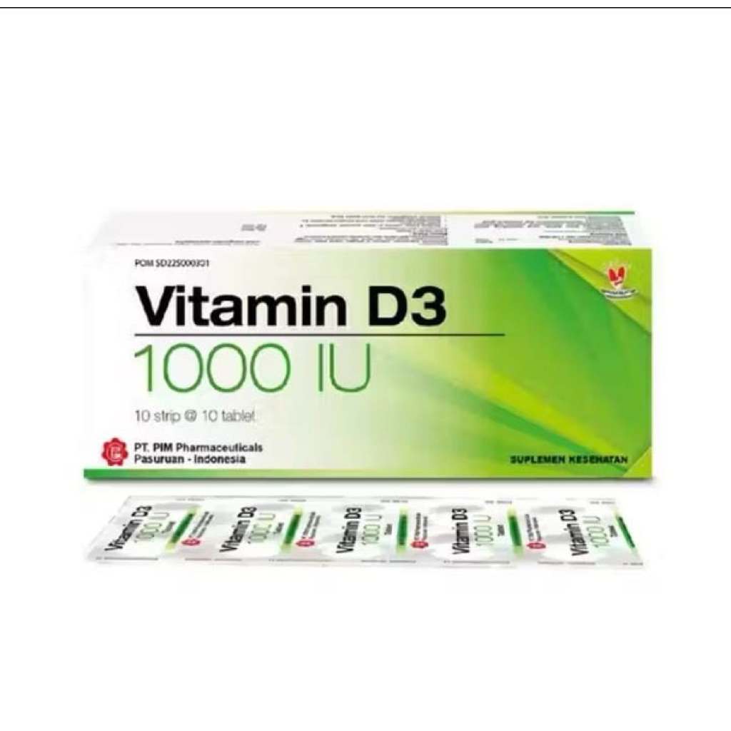 Vitamin D3 1000IU Pim 100 Tablet
