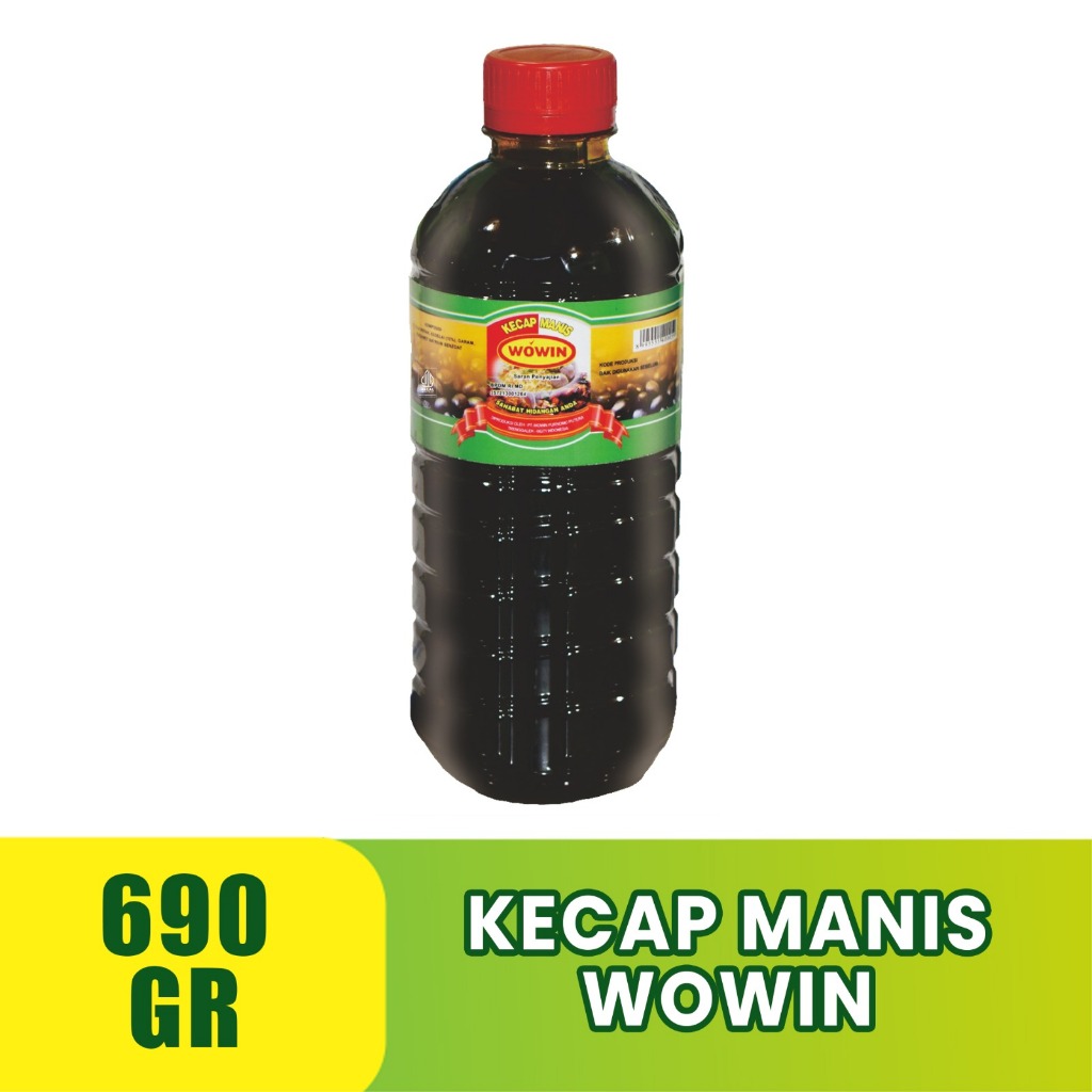 WOWIN Kecap Manis 690gr - Sahabat Hindangan Anda