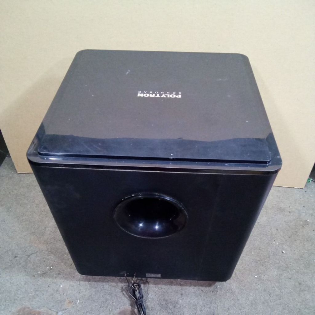 subwoofer soundbar pasiv tv polytron 39" - 55" bekas tanpa socket