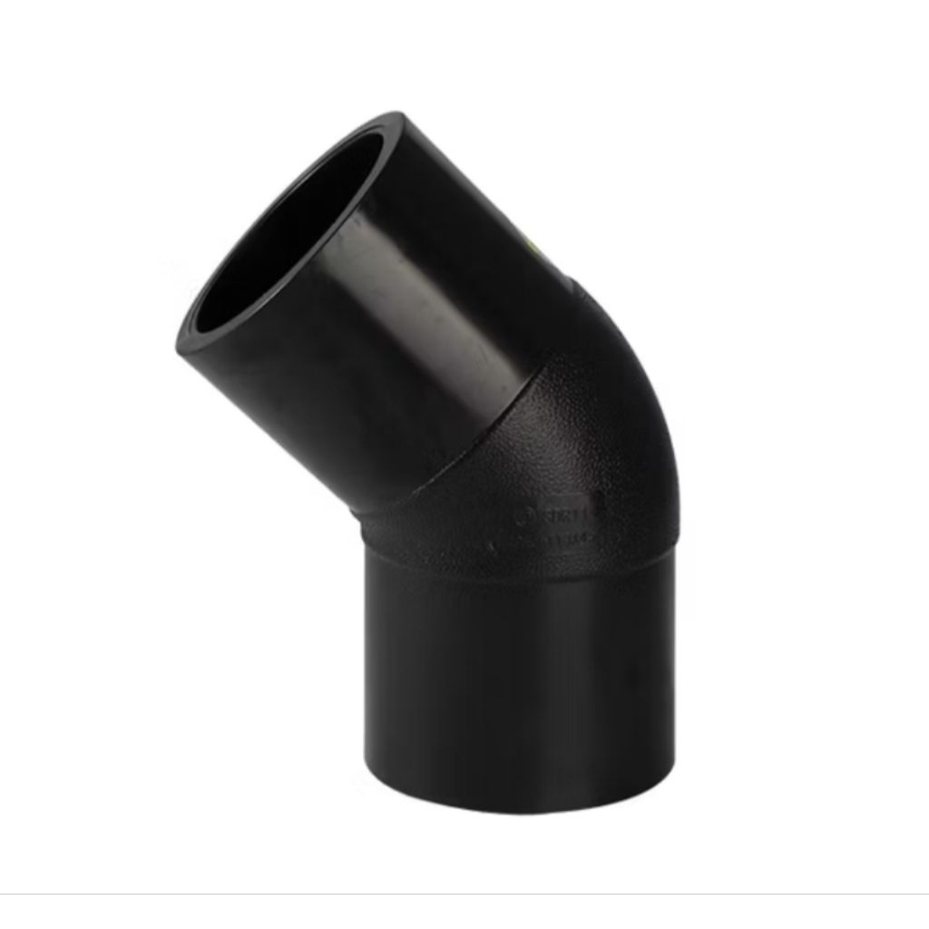 HDPE Elbow 45° PN16 50-315mm merk okuma