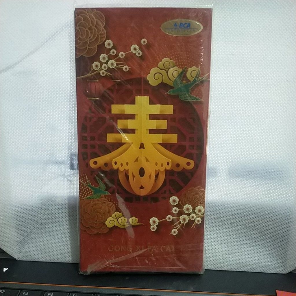 Amplop Angapo tahun baru Bank BCA prioritas