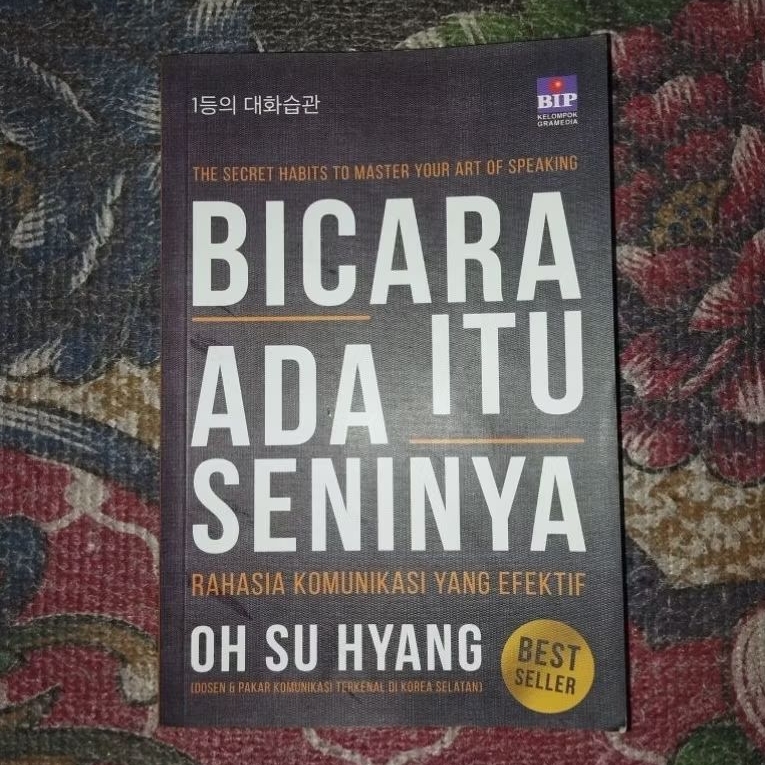 Preloved buku Bicara Itu Ada Seninya karya Oh Su Hyang