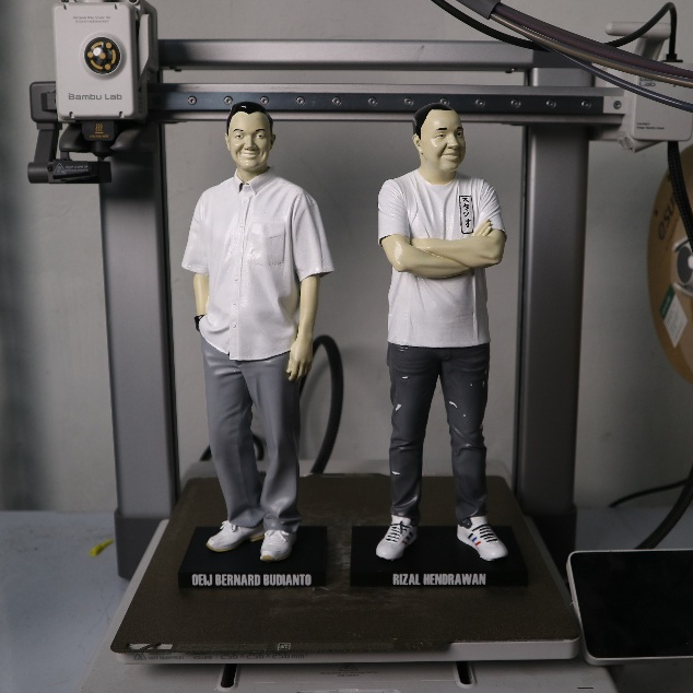 [30 CM] Custom Figure Miniature 3D Realistis Dari Foto Sendiri Untuk Koleksi Dekorasi Souvenir Hadia