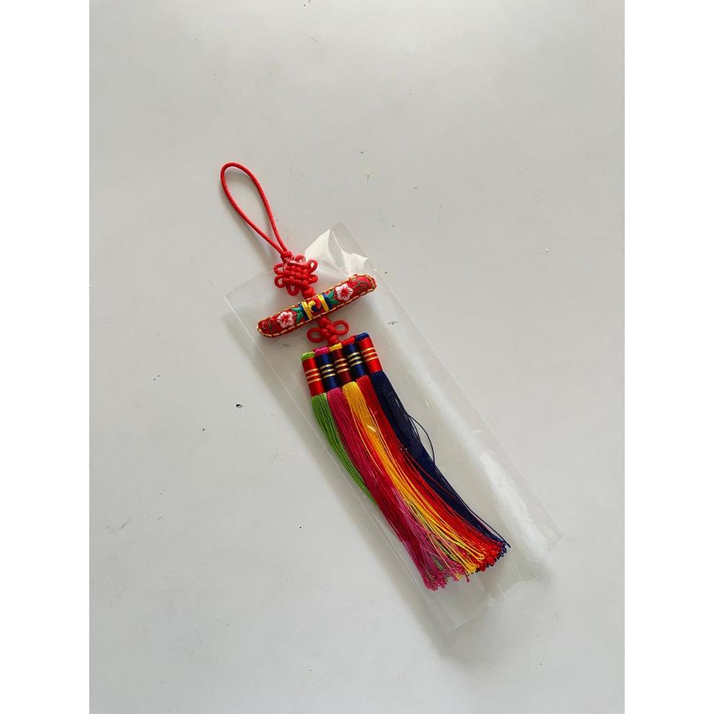 NORIGAE SEDANG SOUVENIR KOREA ASLI 100% KOREAN SOUVENIR TASSEL GANTUNGAN TAS GANTUNGAN HANBOK