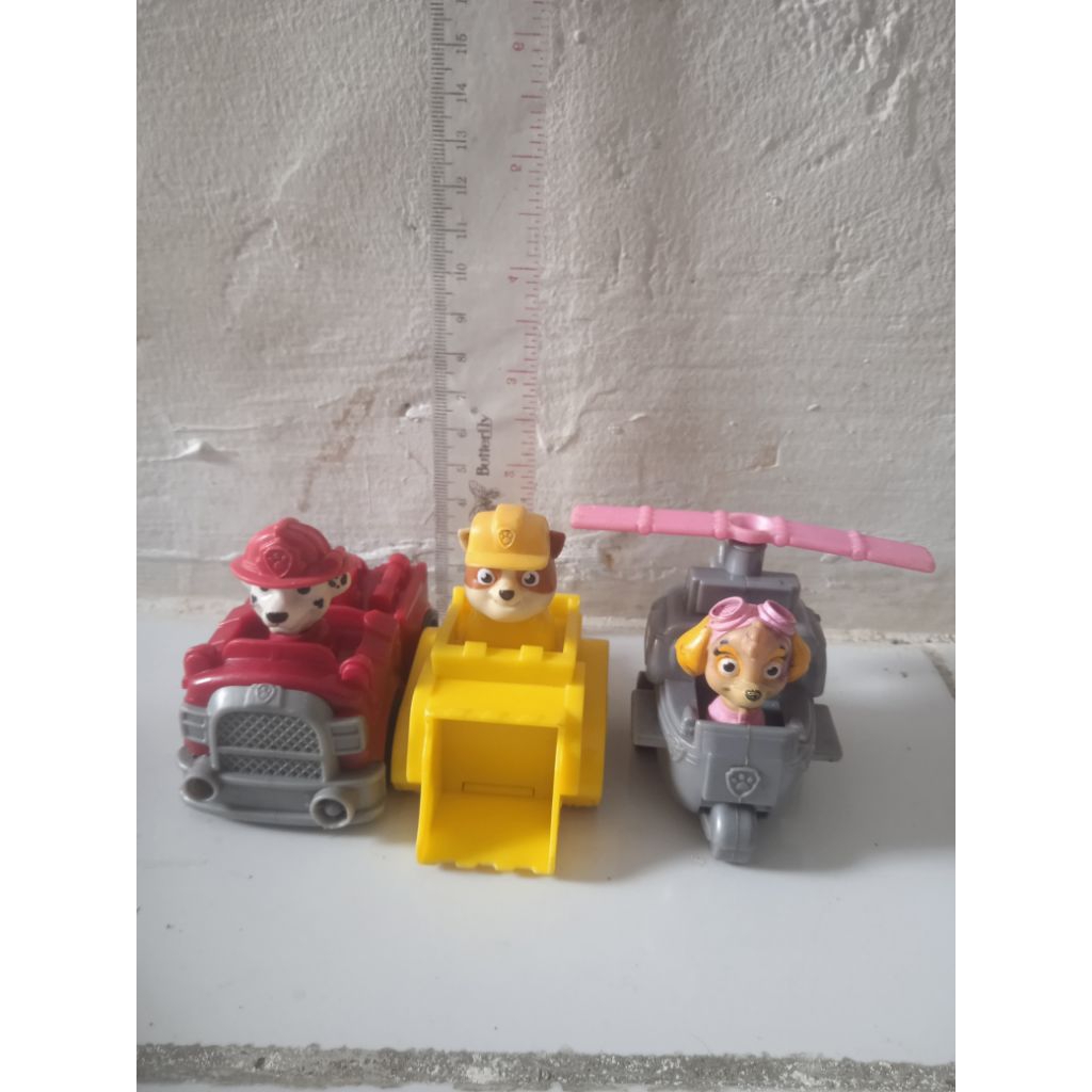 mainan figure Paw patrol SML(3pcs)