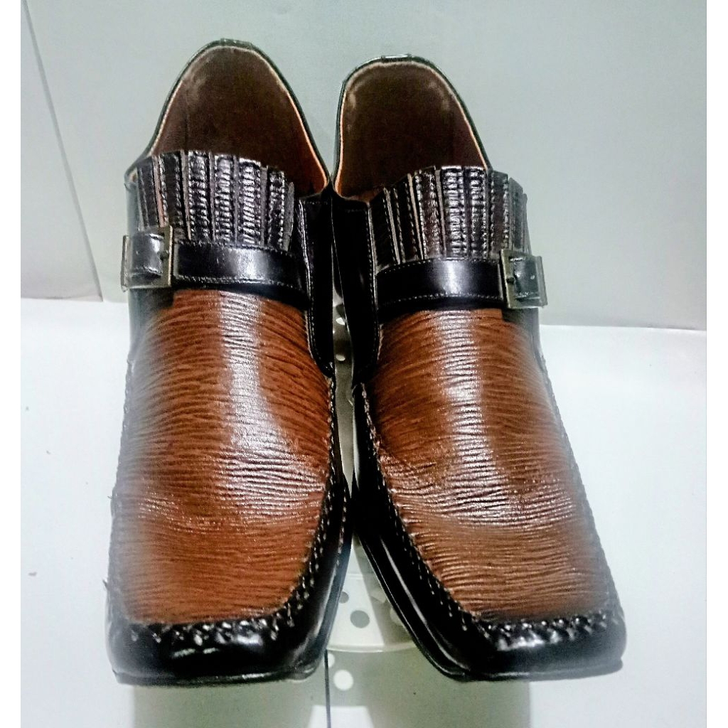 Aldo Brue - Sepatu Pria Elegan Trend Keren Kekinian Formal Kulit Import Original