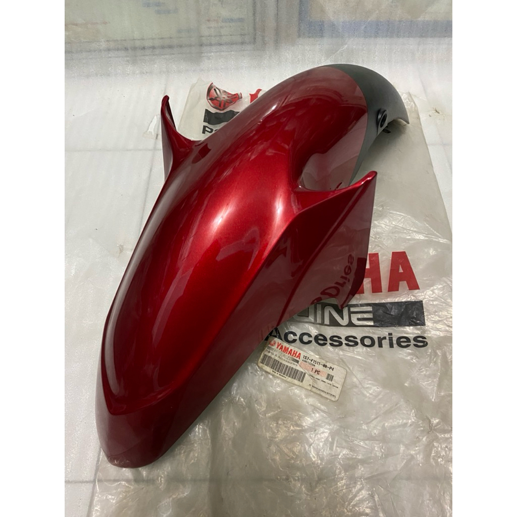 spakbor depan jupiter mx merah maron 1S7-F1511-P4 sedikit ada lecet