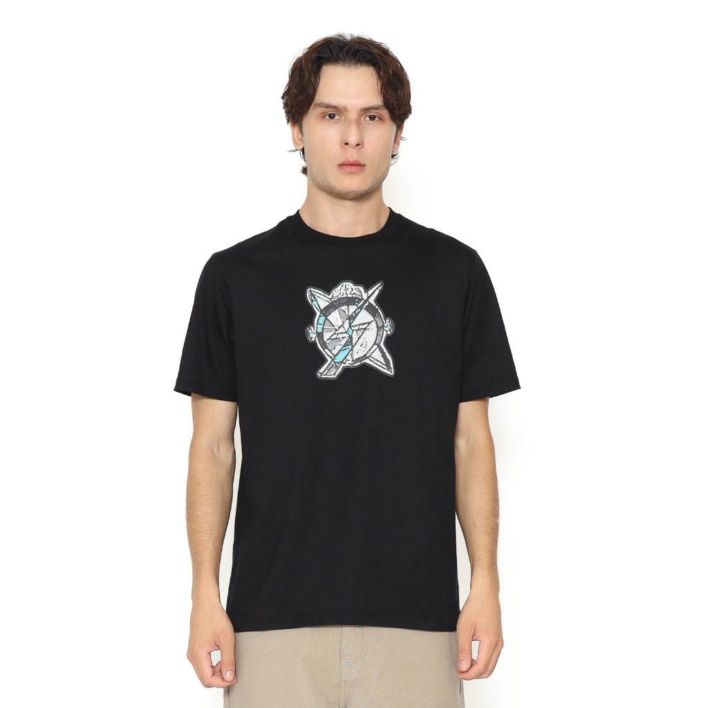 Planet Surf Clothing Kaos Lengan Pendek Pria Clock Planet Surf