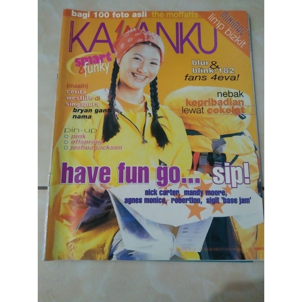 Majalah KAWANKU tahun 2000 cover Lulu