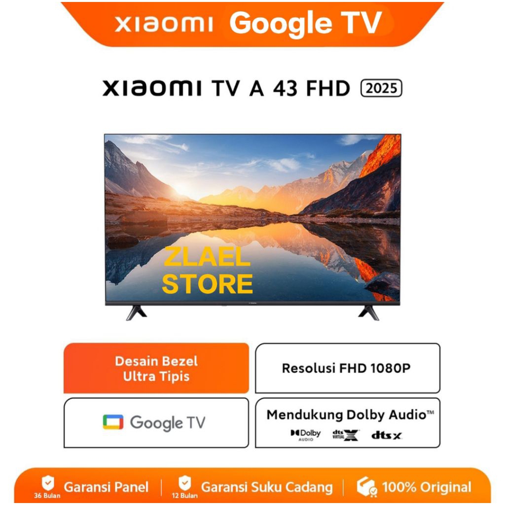GOOGLE TV 43 inch XIAOMI A TV 43 Android TV 43" Smart TV 43 DIGITAL