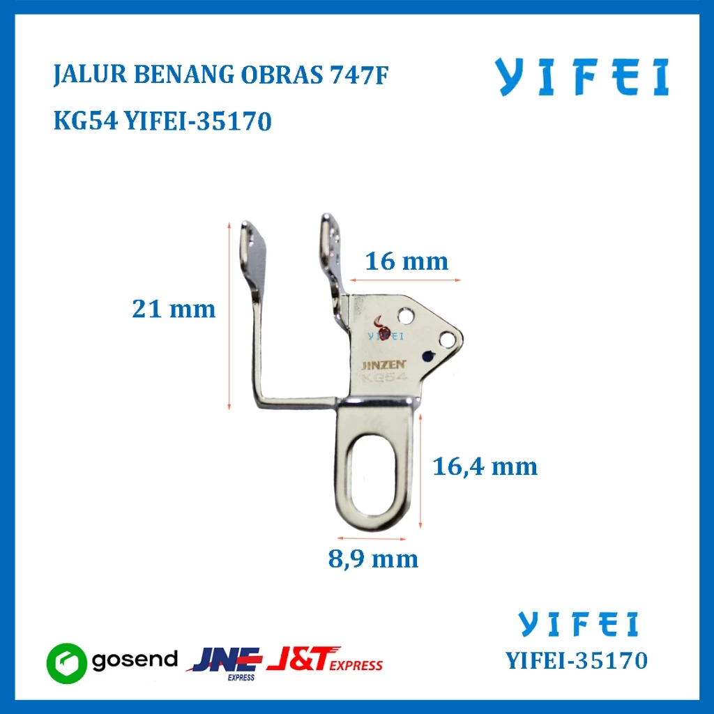 KG54 JALUR BENANG MESIN OBRAS SIRUBA 737 747 757 KG54 YIFEI-35170