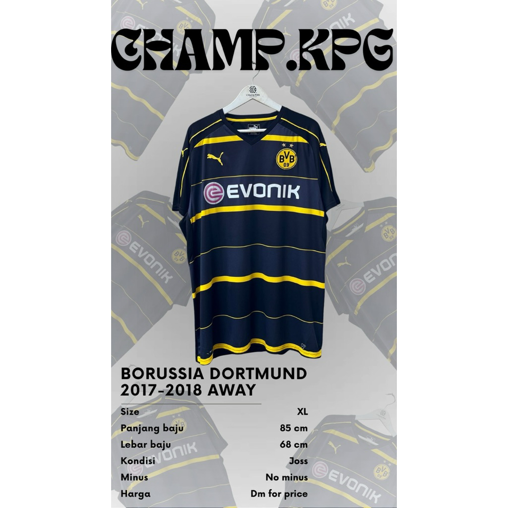 JERSEY DORTMUND 2017/2018 AWAY