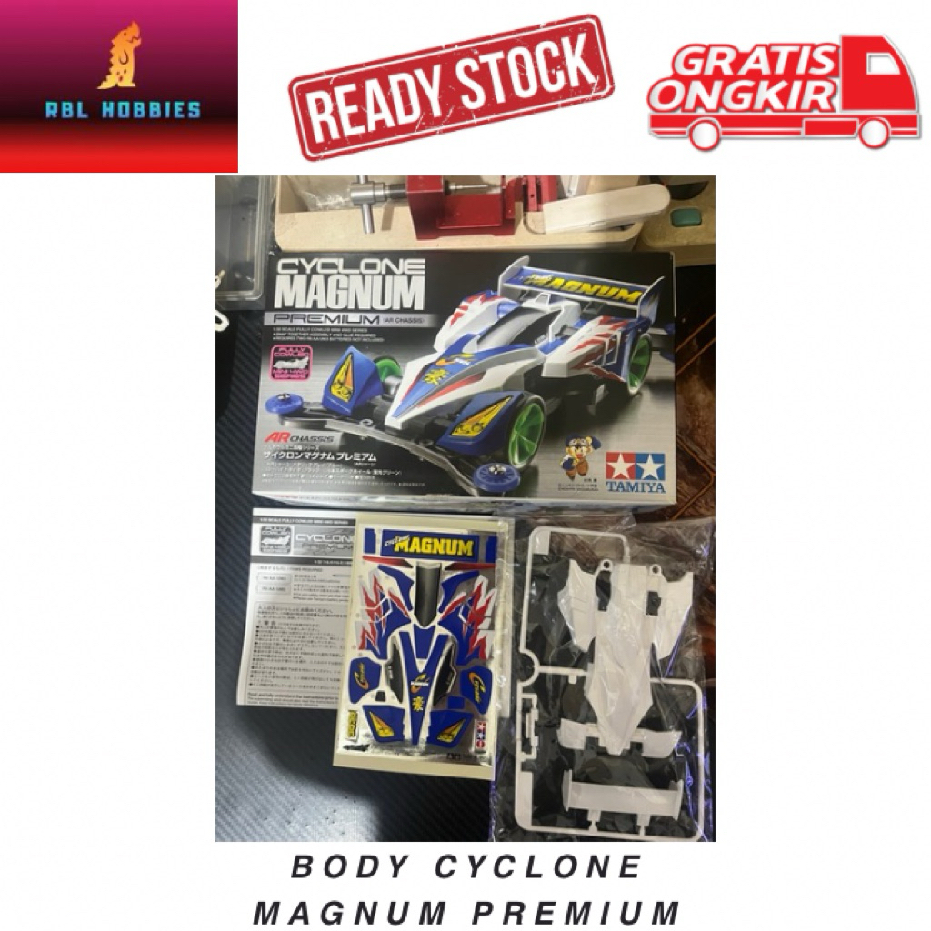 Tamiya 19440 Body Cyclone Magnum Premium Set Original Loose Kit Mini4WD