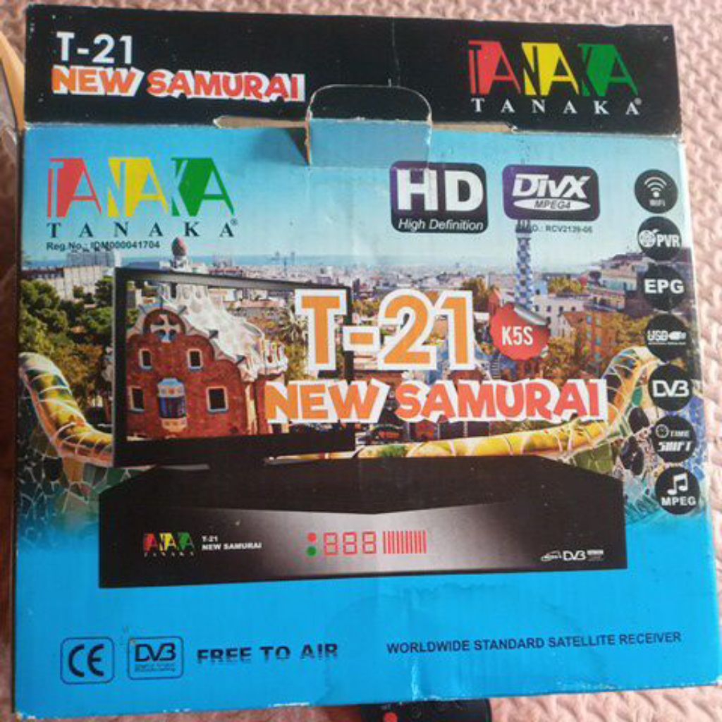RECEIVER SATELIT PARABOLA T-21 NEW SAMURAI K5S