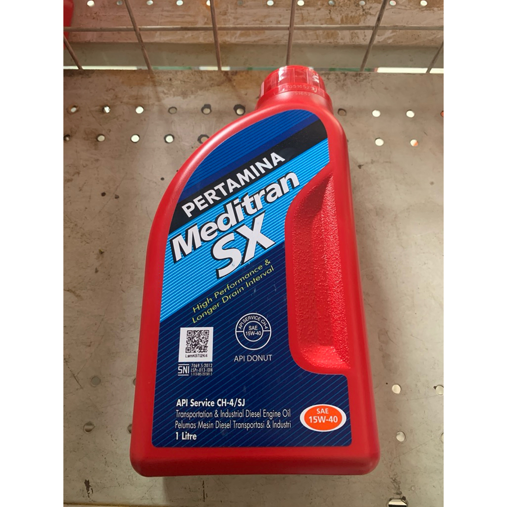 Meditran SX 10 Liter - Performa Mesin Diesel, Kekentalan 15W40, Oli Asli