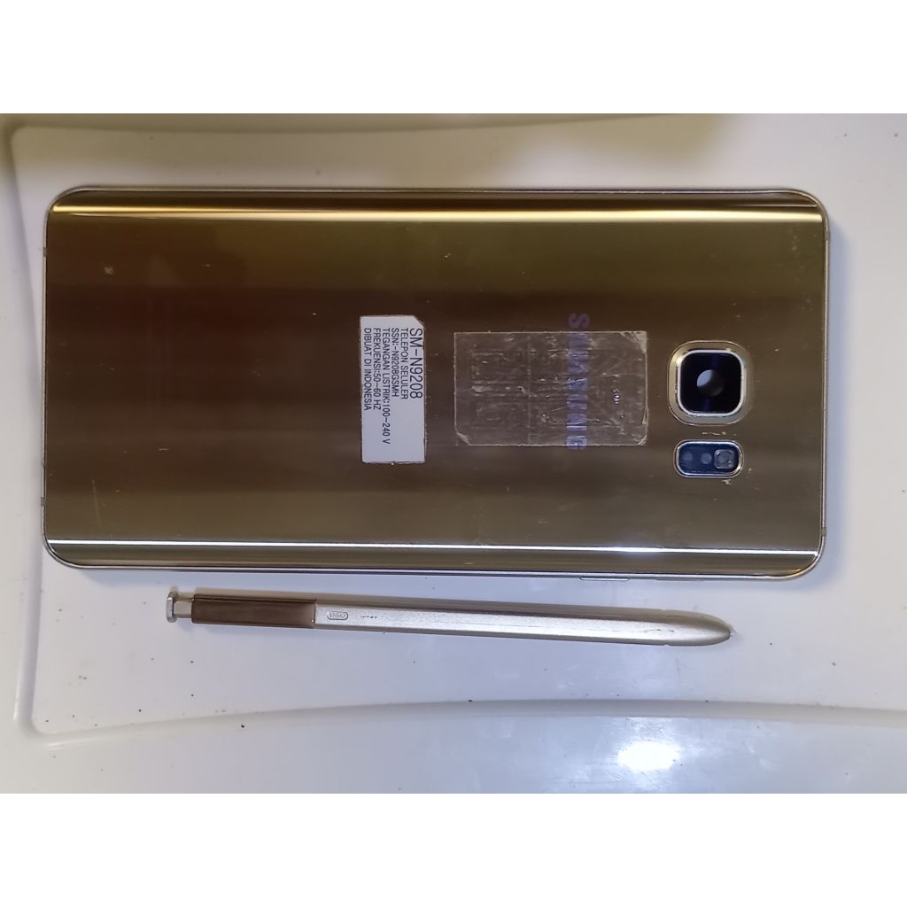 backdoor + pen samsung note 5 ori copotan