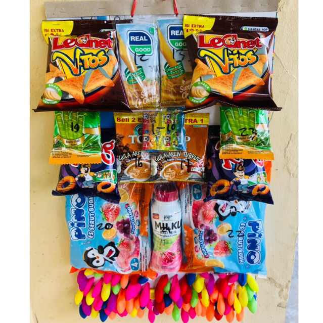 Lotre Cabutan balon berhadiah isi 100 pcs pino