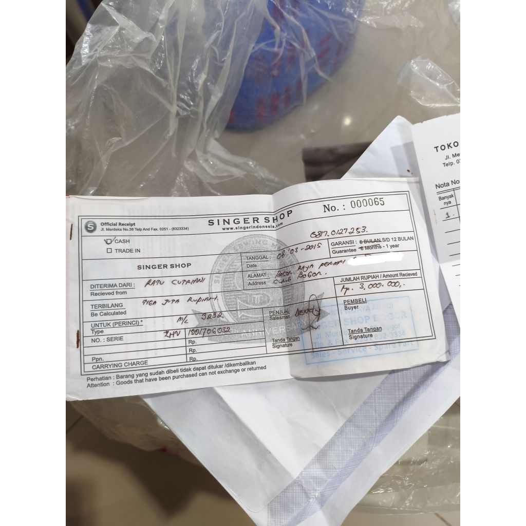 Mesin jahit Singer 3232 Simple