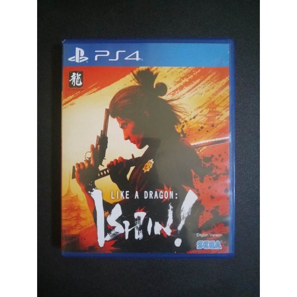 BD PS4 Ishin Like a Dragon Reg 3 Langka kaset ps 4 game games spinoff yakuza free upgrade ps5