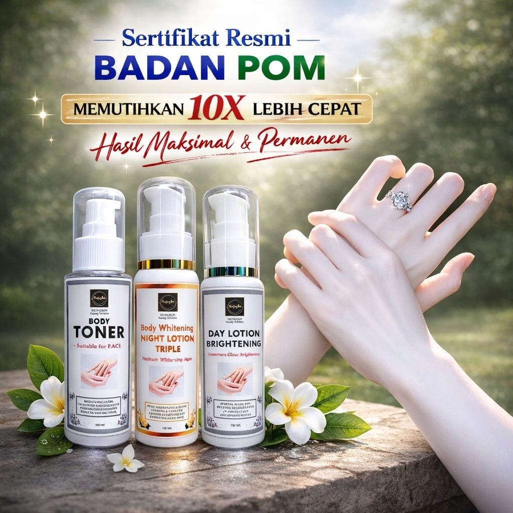 PAKET LENGKAP ISI 4 HB PEMUTIH BADAN SUPER PLATINUM ORIGINAL BPOM HANDBODY WHITENING BOOSTER ORIGINA