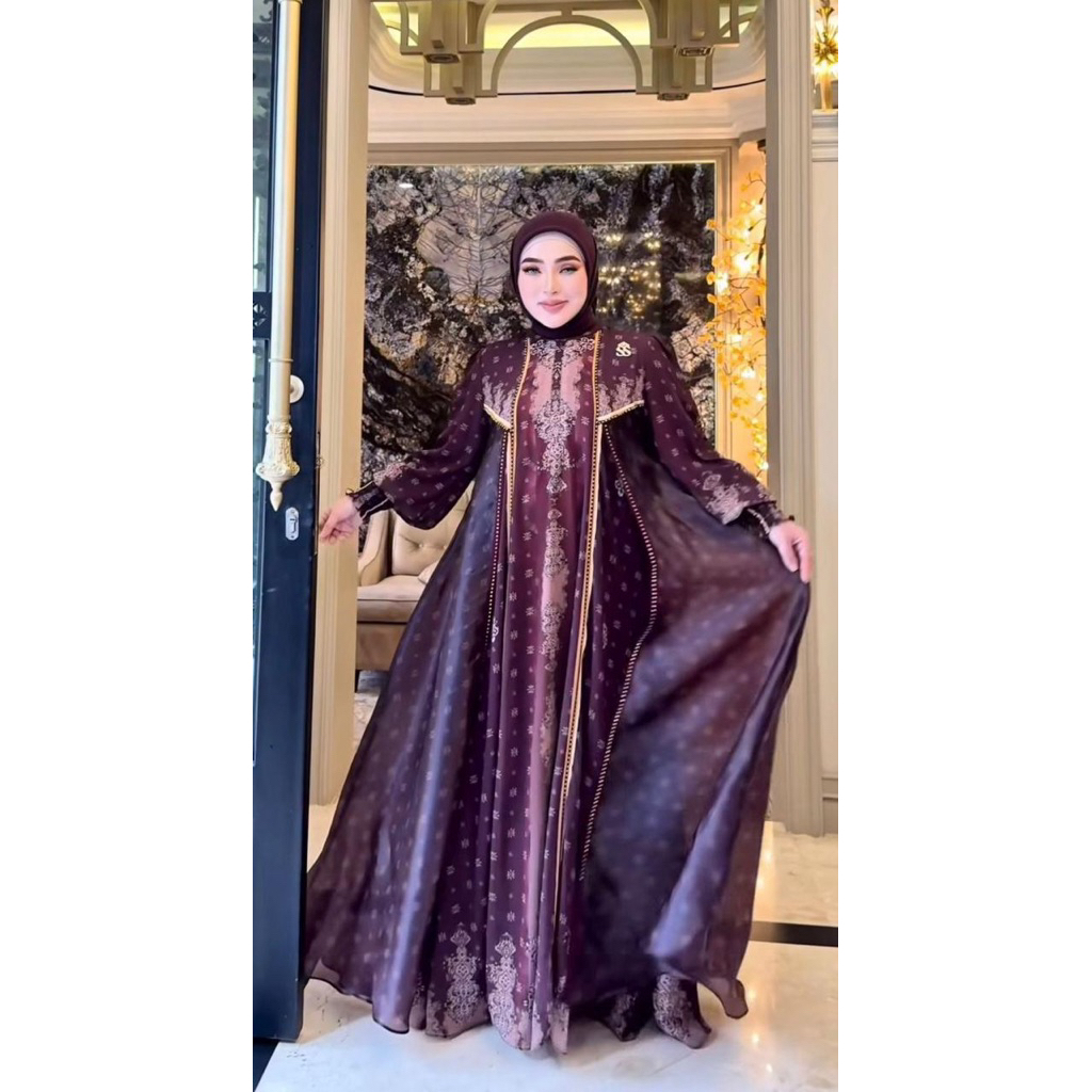 SALE GAMIS SHELLASAUKIA ORIGINAL TERBARU 2026 gamis lebaran terbaru