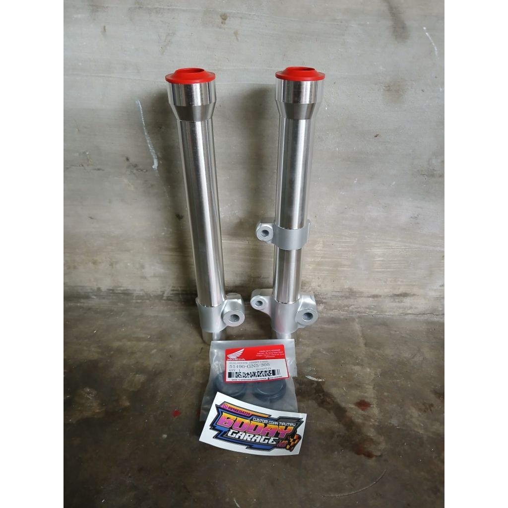 Bottom Tabung Shock Depan Supra X 125  Kharisma 125 Bubut Bening