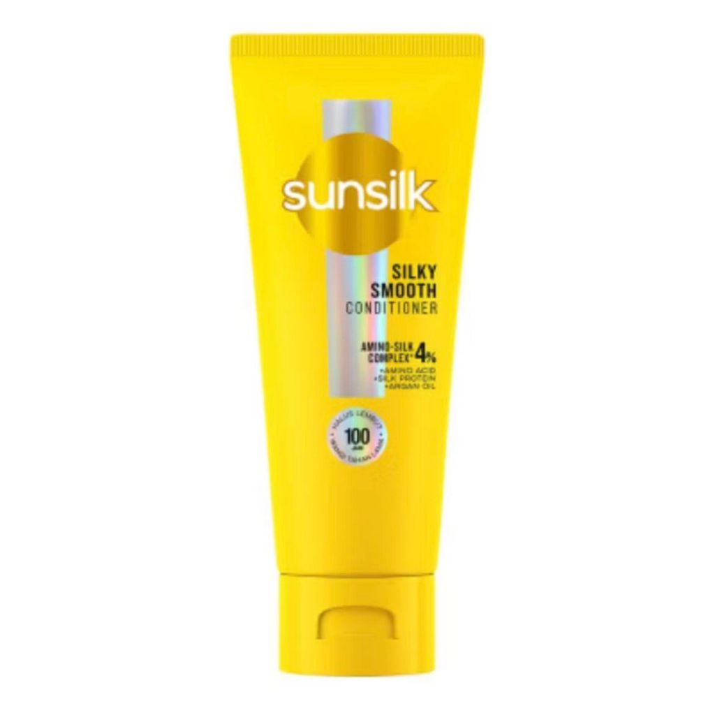 Sunsilk Conditioner Glossy Black & Silky Smooth – Conditioner Rambut Hitam Berkilau & Lembut Tahan W