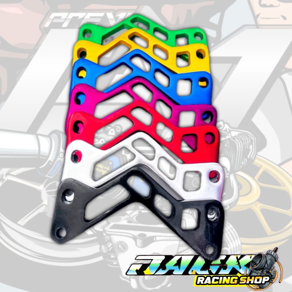 Breket knalpot mio karbu model standart / pangkom knalpot mio karbu