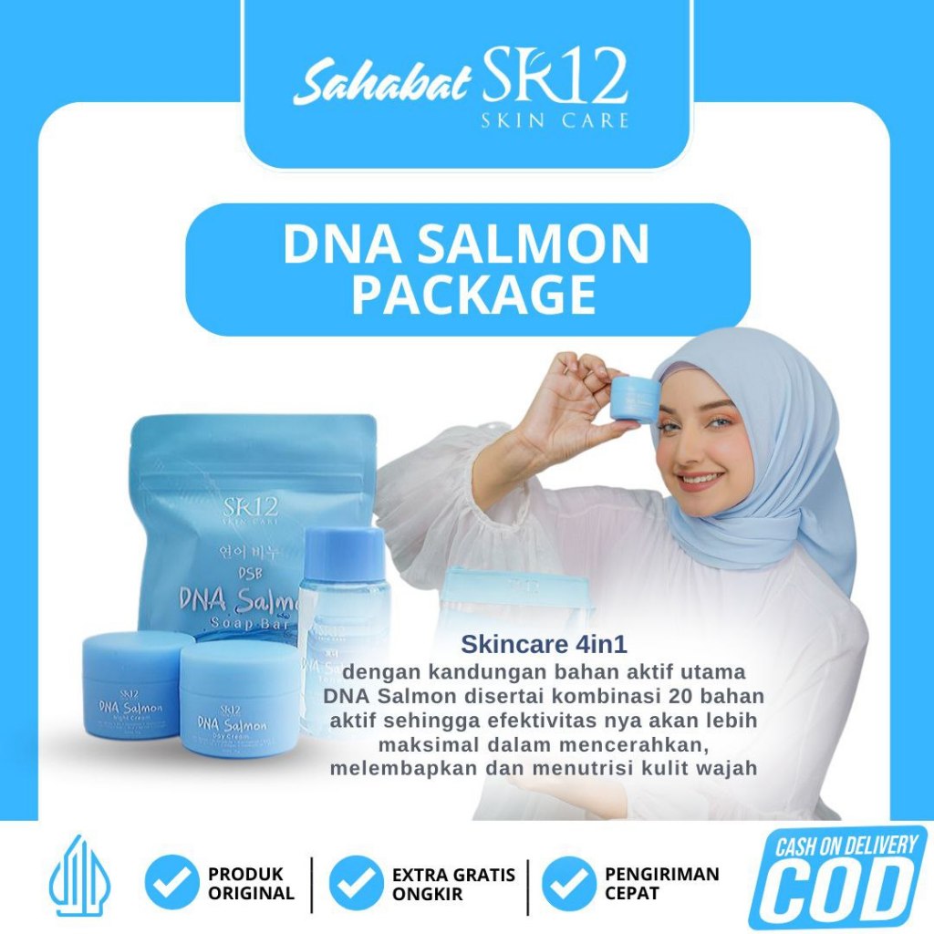 DNA Salmon SR12 / Day Cream DNA Salmon / Night Cream DNA Salmon / Toner DNA Salmon / Barsoap DNA Sal