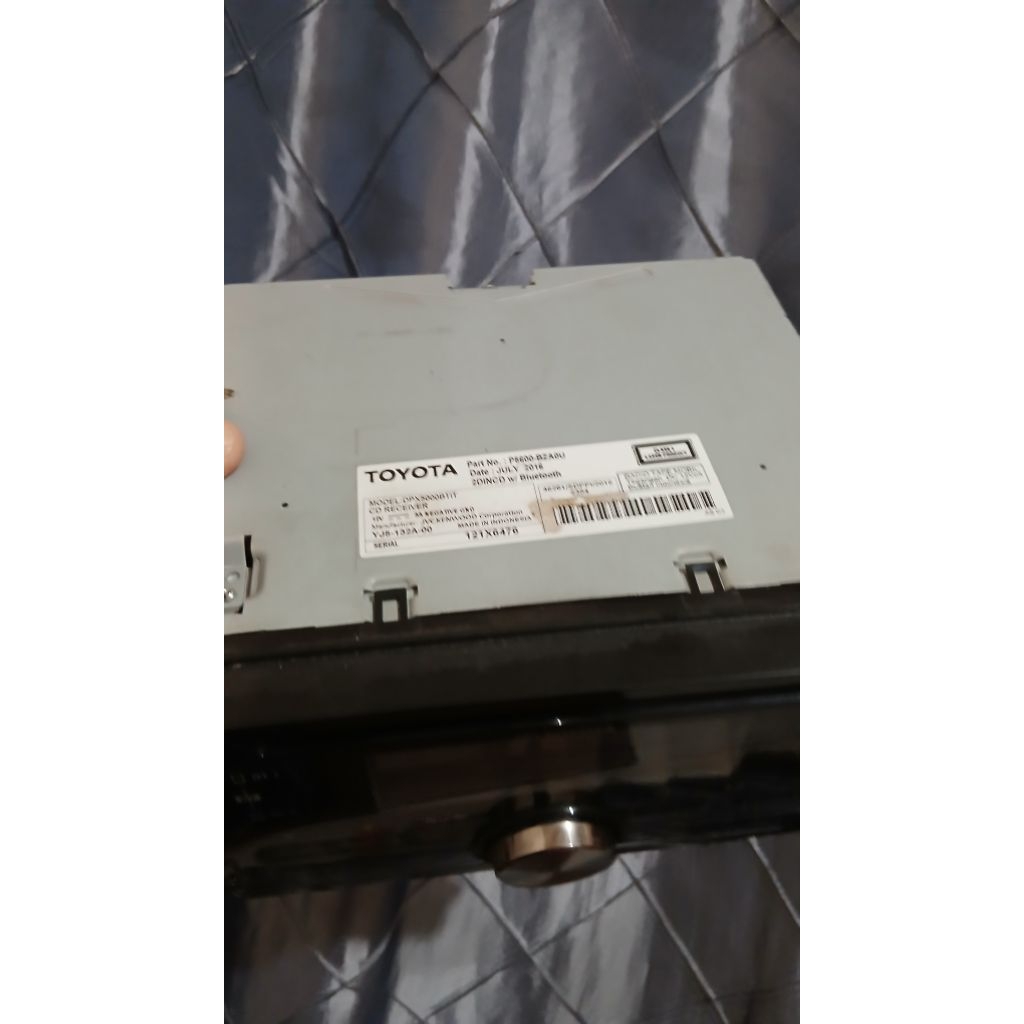 Head unit JVC Kenwood Calya, Sigra, Avanxa, Inova (preloved)