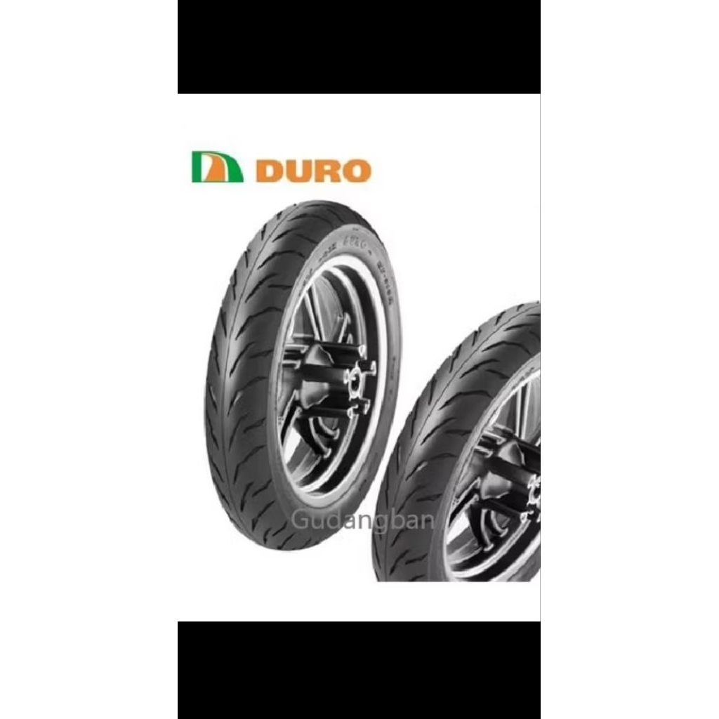 PAKET BAN TUBELESS DURO 70/90-17&80/90-17 FREE PENTIL TUBELESS