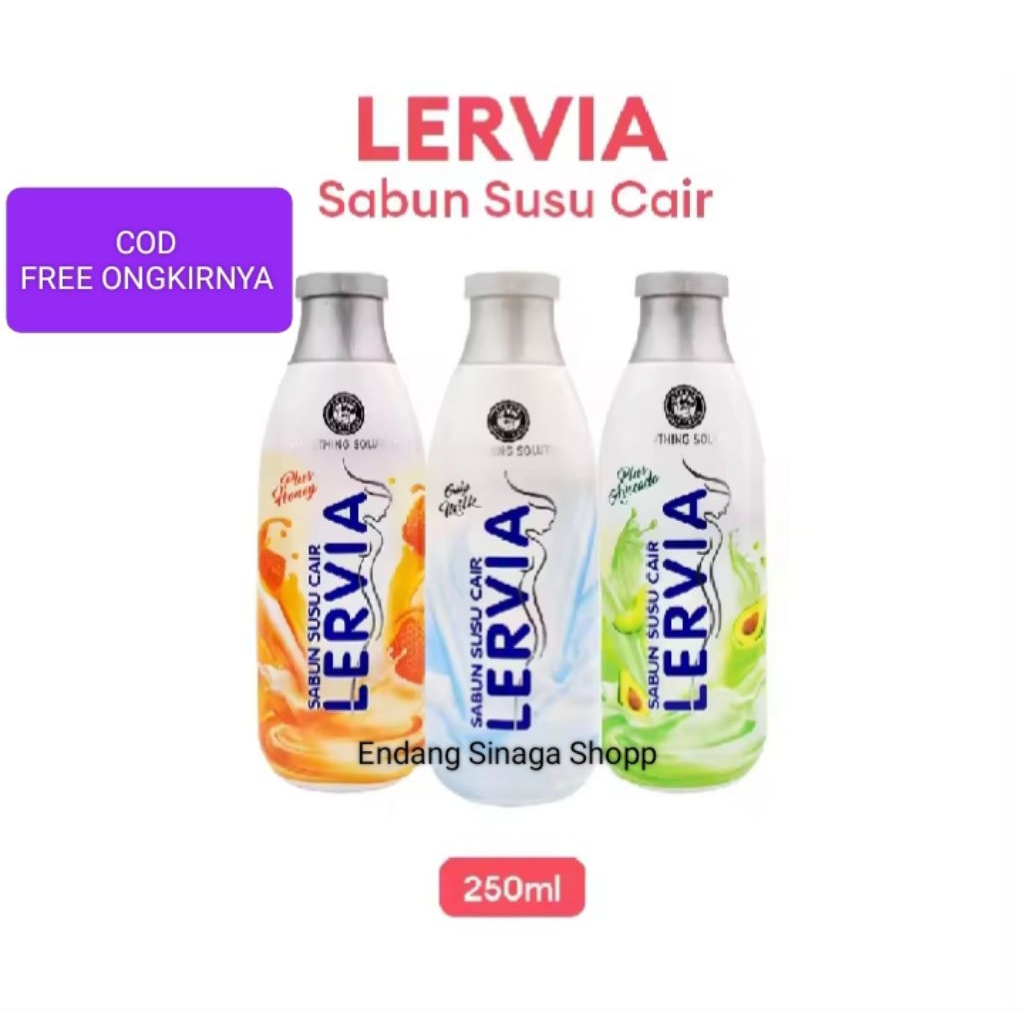 Sabun Cair Lervia 250 ML Botol-Lervia Sabun Botol 250 ML