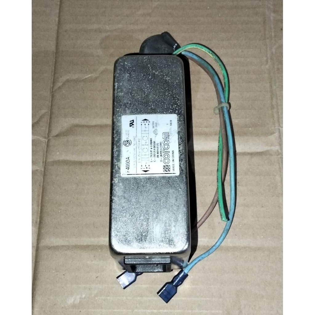 EMI FILTER CORCOM 17A .120/250VAC BEKAS ORI